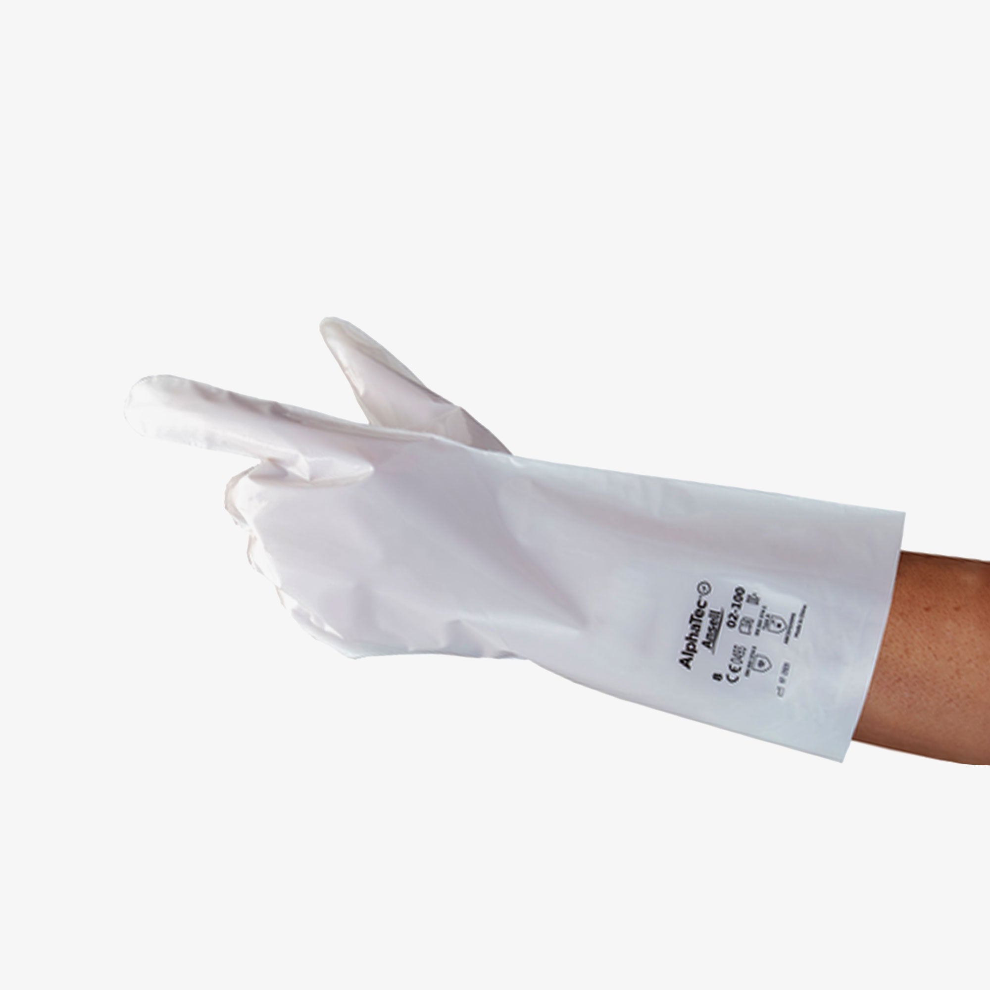 ANSELL AlphaTec 02-100 chemical resistant gloves package - 6 pairs