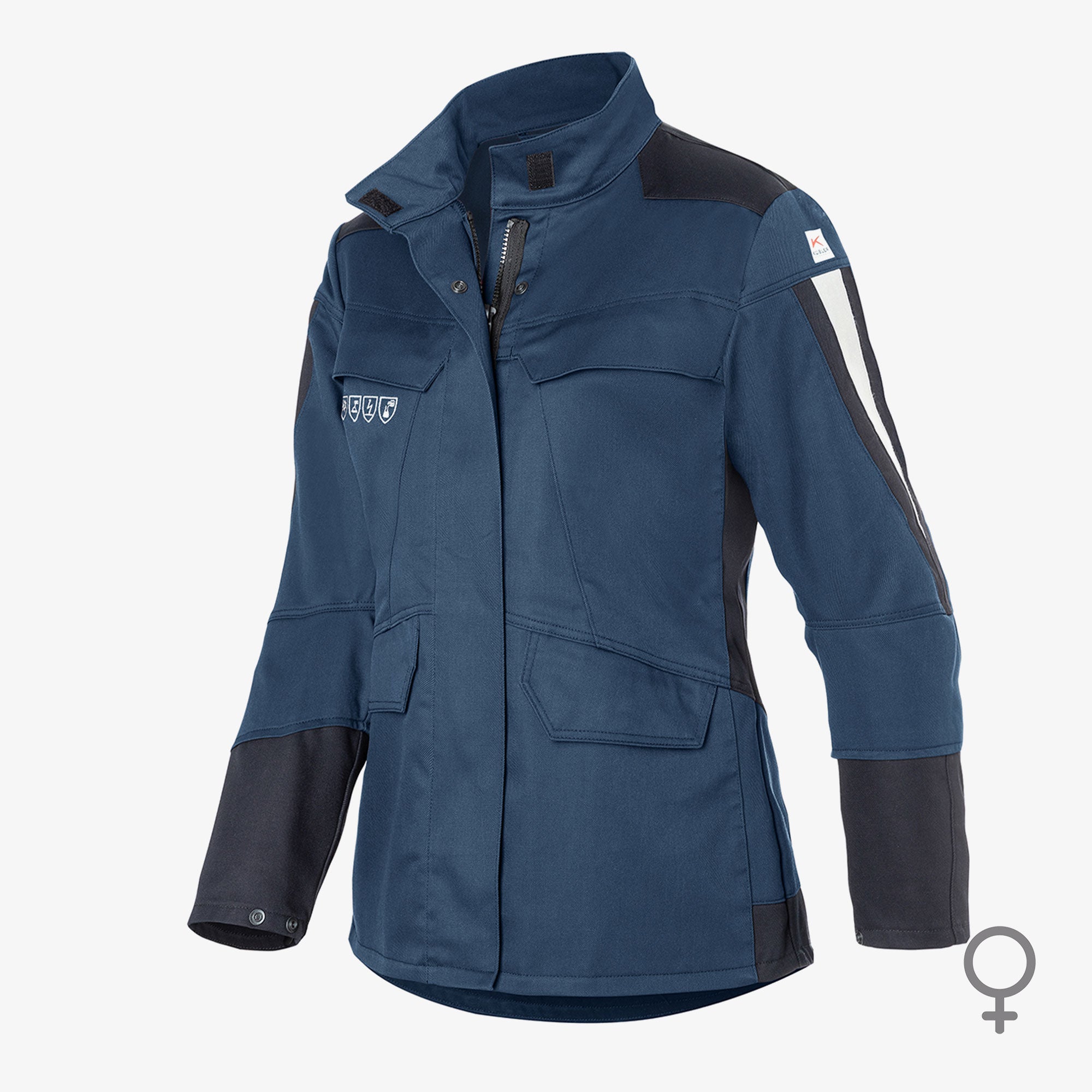 KÜBLER PROTECTIQ 1490-8428 ARC 1 PSA 3 Antistatische Damen-Arbeitsbluse