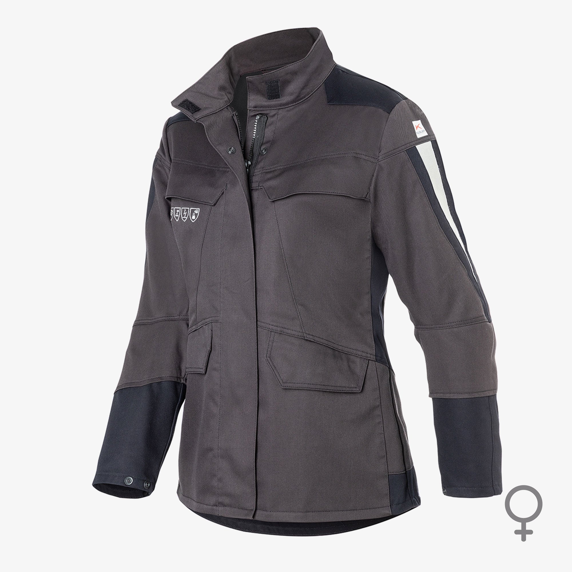 KÜBLER PROTECTIQ 1490-8428 ARC 1 PSA 3 Antistatische Damen-Arbeitsbluse