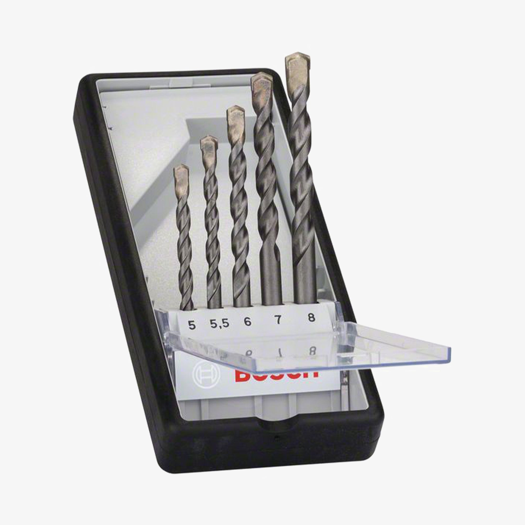 BOSCH 2607010524 Set mit 5 Bohrern für Beton CYL-3 Robust Line, 5 – 8 mm