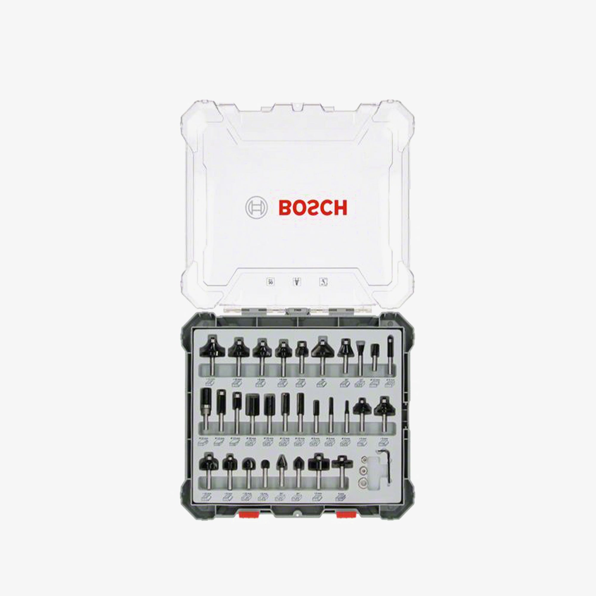 BOSCH 2607017474 Set glodala, 30-dijelni, mješoviti, prihvat od 6 mm