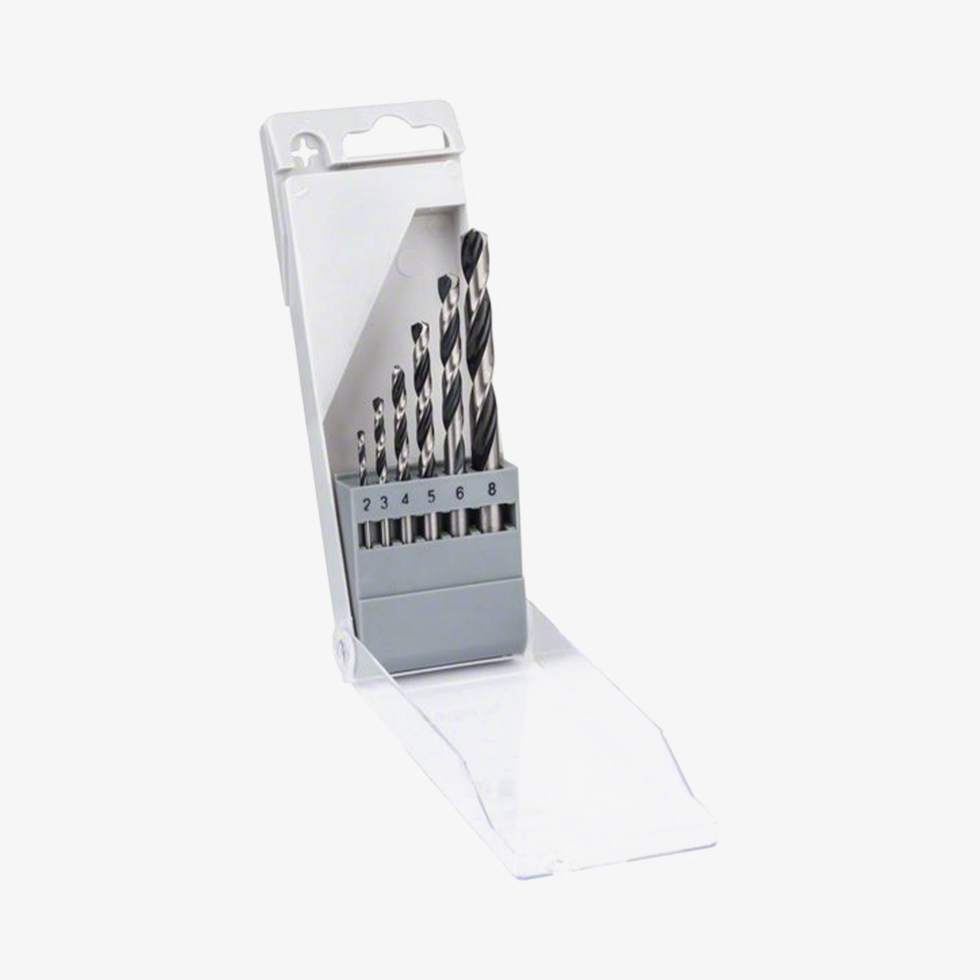 BOSCH 2608577346 Satz mit 6 Spiralbohrern HSS PointTeQ, 2 – 8 mm