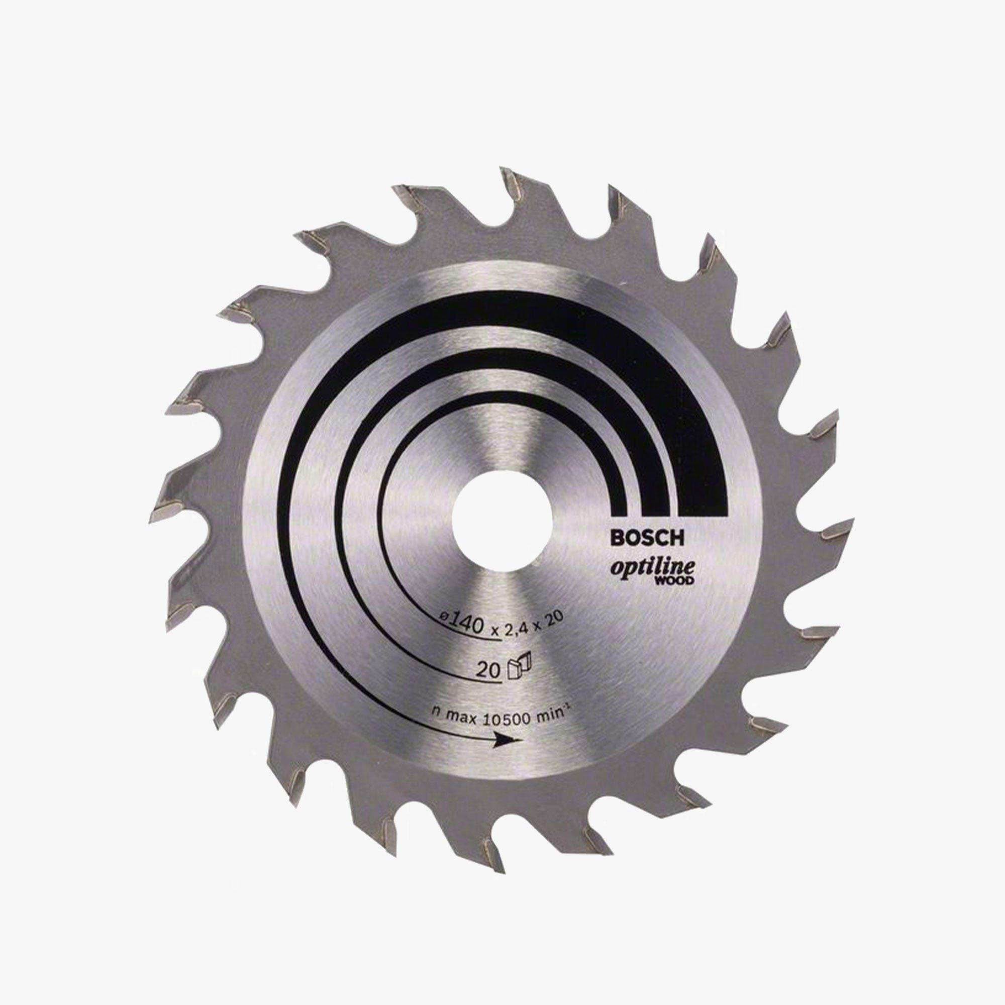 BOSCH 2608640586 Kreissägeblatt Optiline Wood 140mm