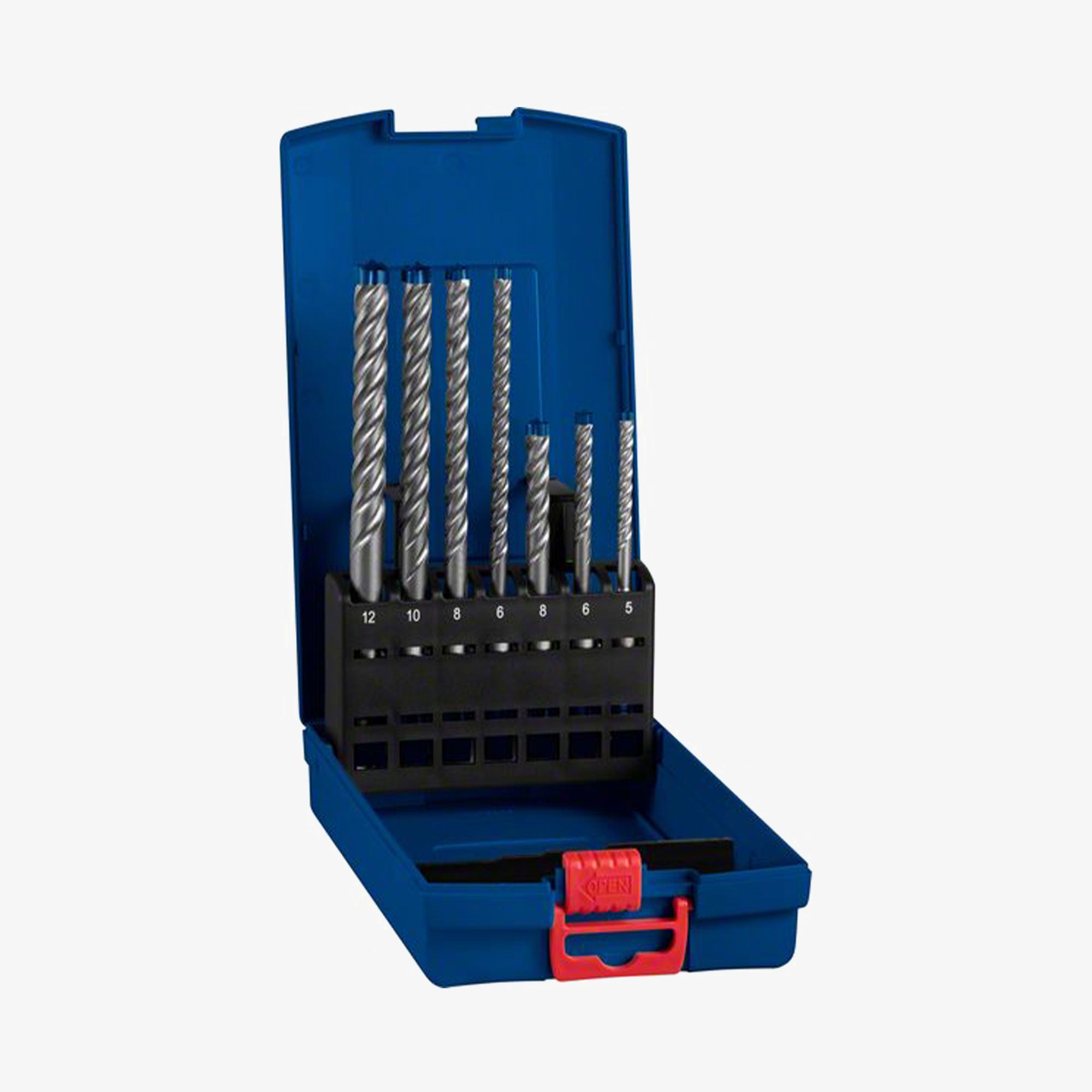 BOSCH 2608900195 Hammerbohrer-Set EXPERT SDS plus-7X EXPERT SDS plus-7X, 5/6/6/8/8/10/12 mm, 7-tlg.
