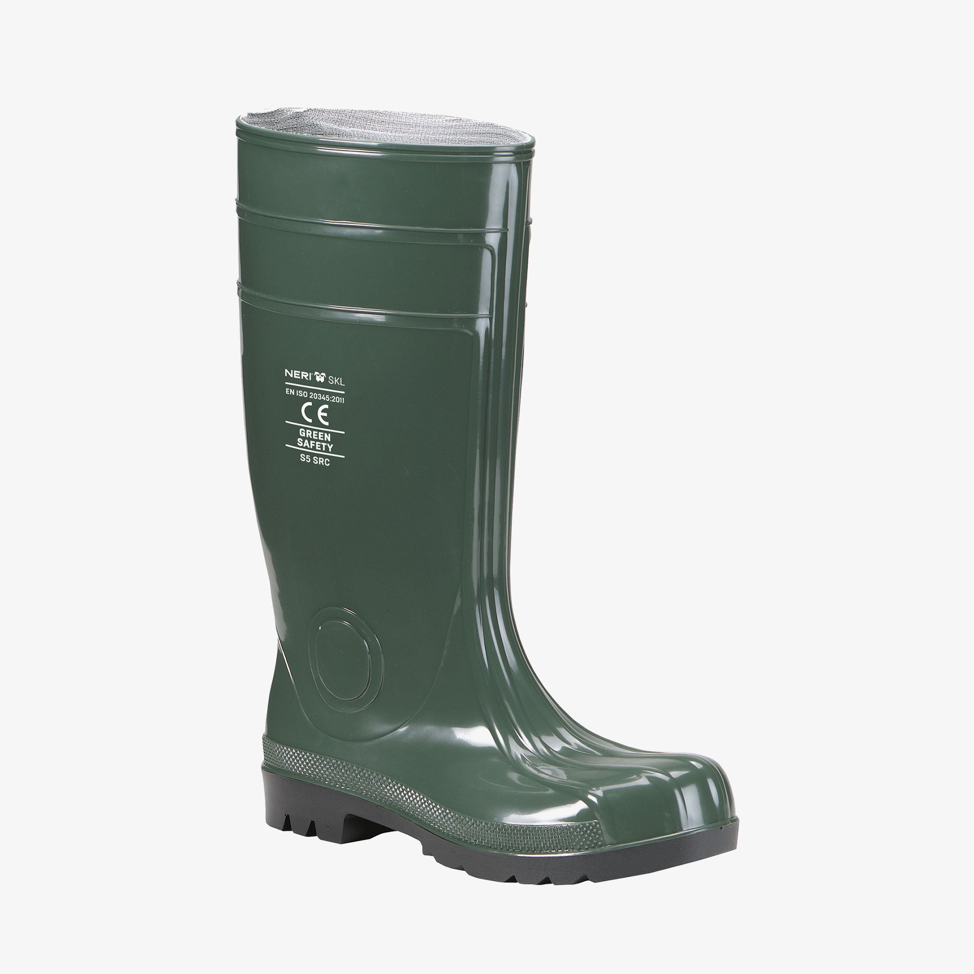 NERI ECO grüne PVC-Schutzstiefel S5