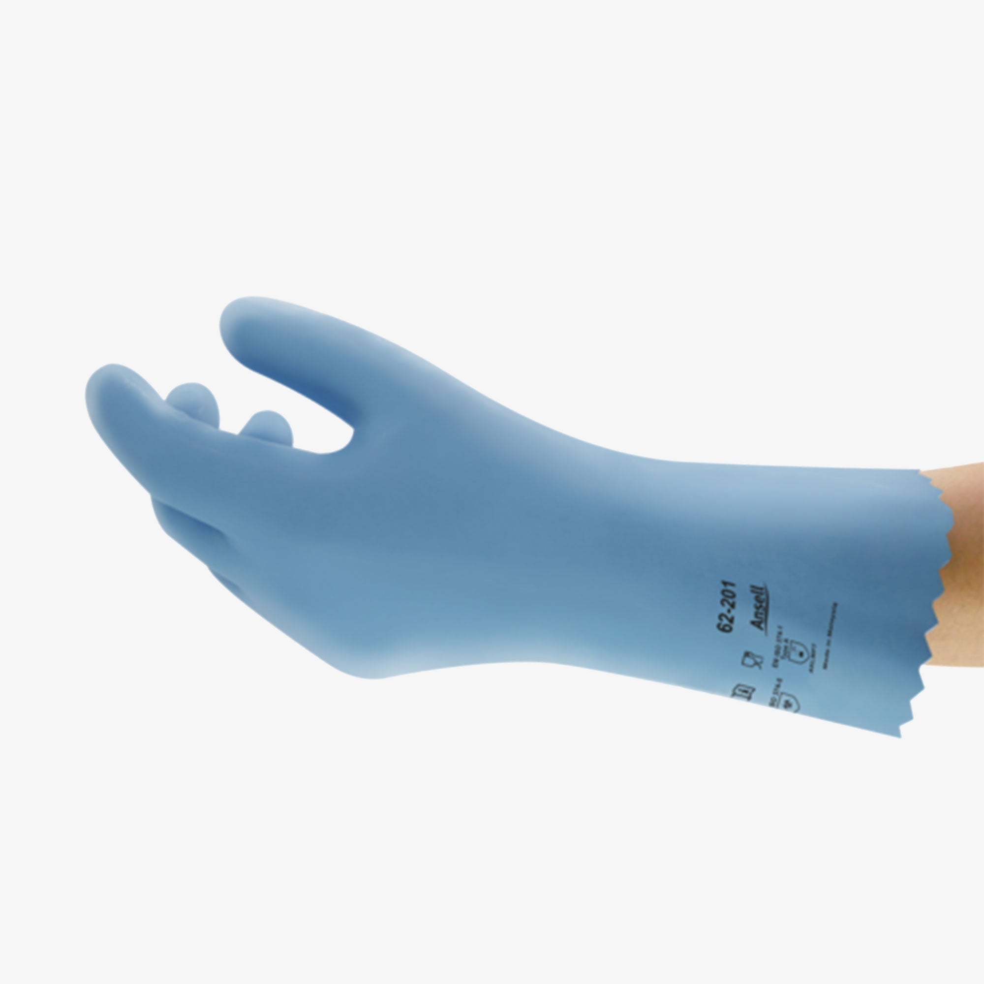 ANSELL AlphaTec 62-201 chemical resistant gloves package - 12 pairs