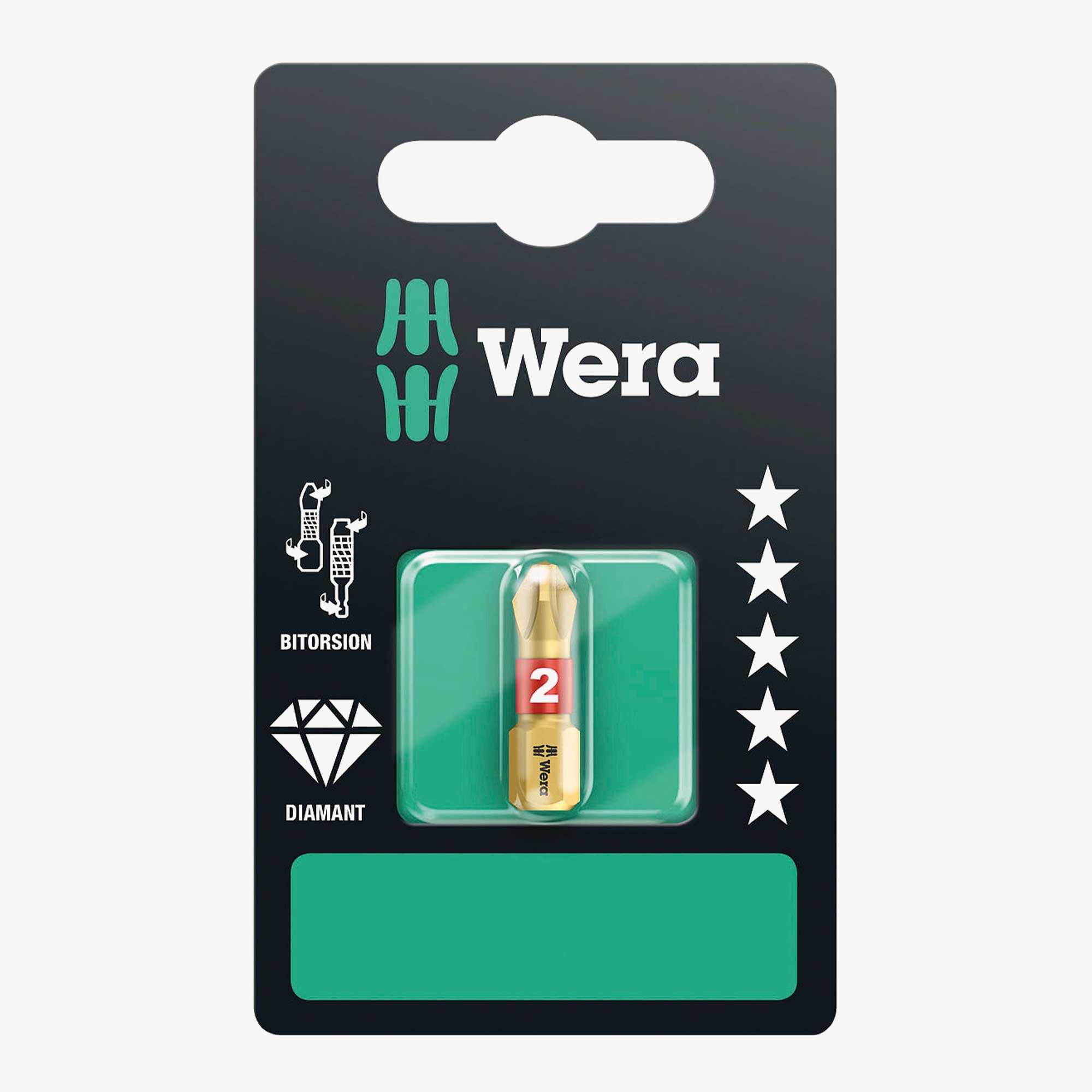 WERA 851-1 BDC PH 2 x 25 mm SB