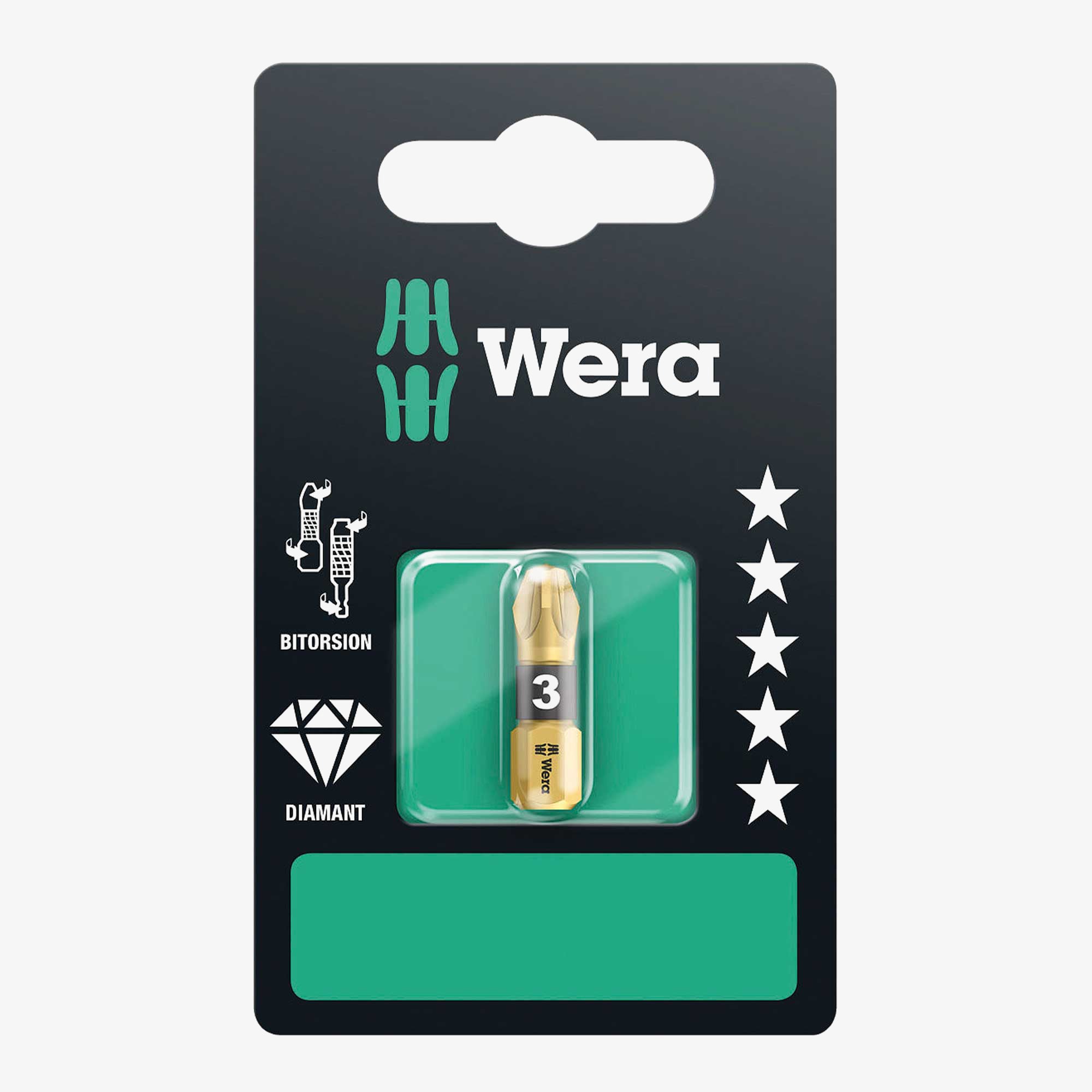 WERA 855-1 BDC PZ 3 x 25 mm SB