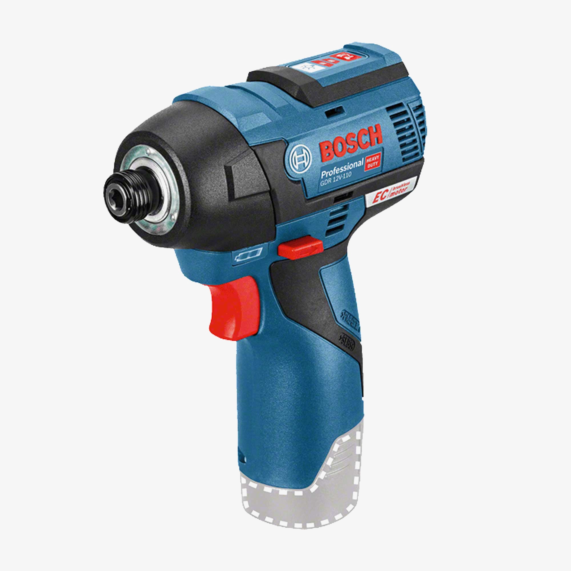 BOSCH 06019E0002 GDR 12V-110 Akumulatorski udarni stezač, karton