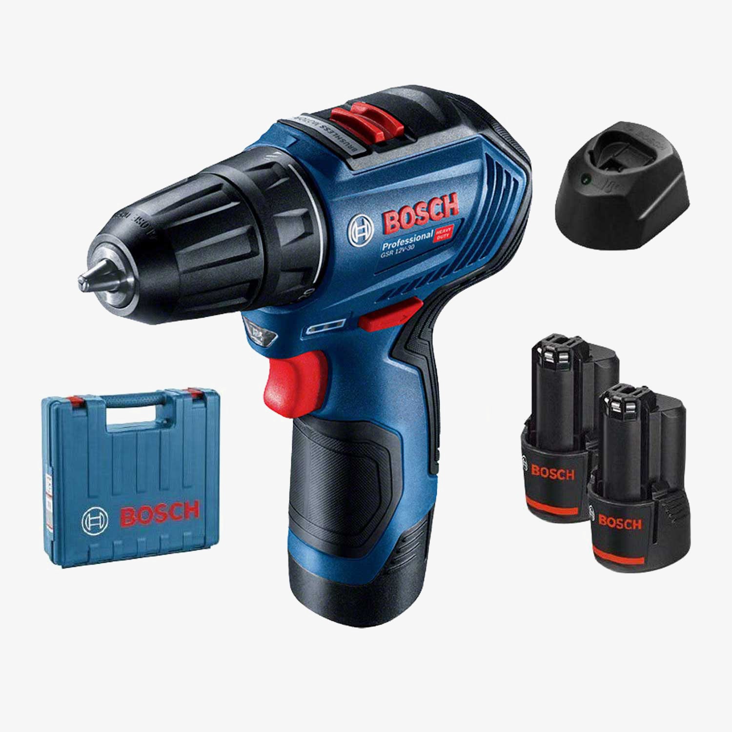 BOSCH 06019G9100 GSB 12V-30 Akumulatorska bušilica SET