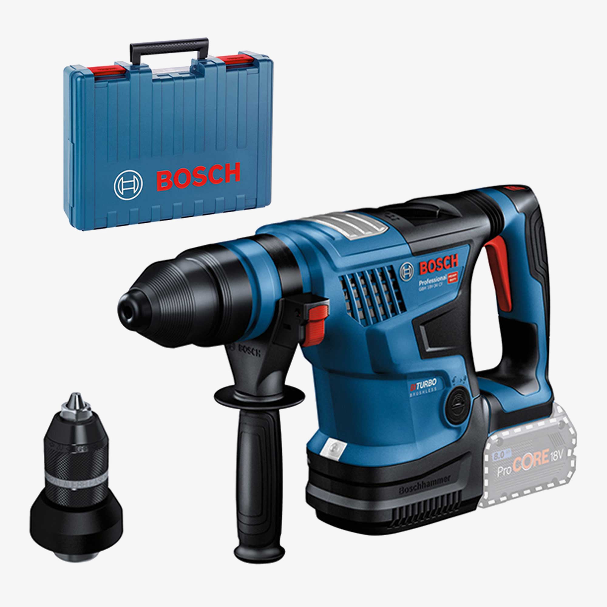 BOSCH 0611914021 GBH 18V-34 CF Akumulatorski bušaći čekić BITURBO sa SDS plus sustavom