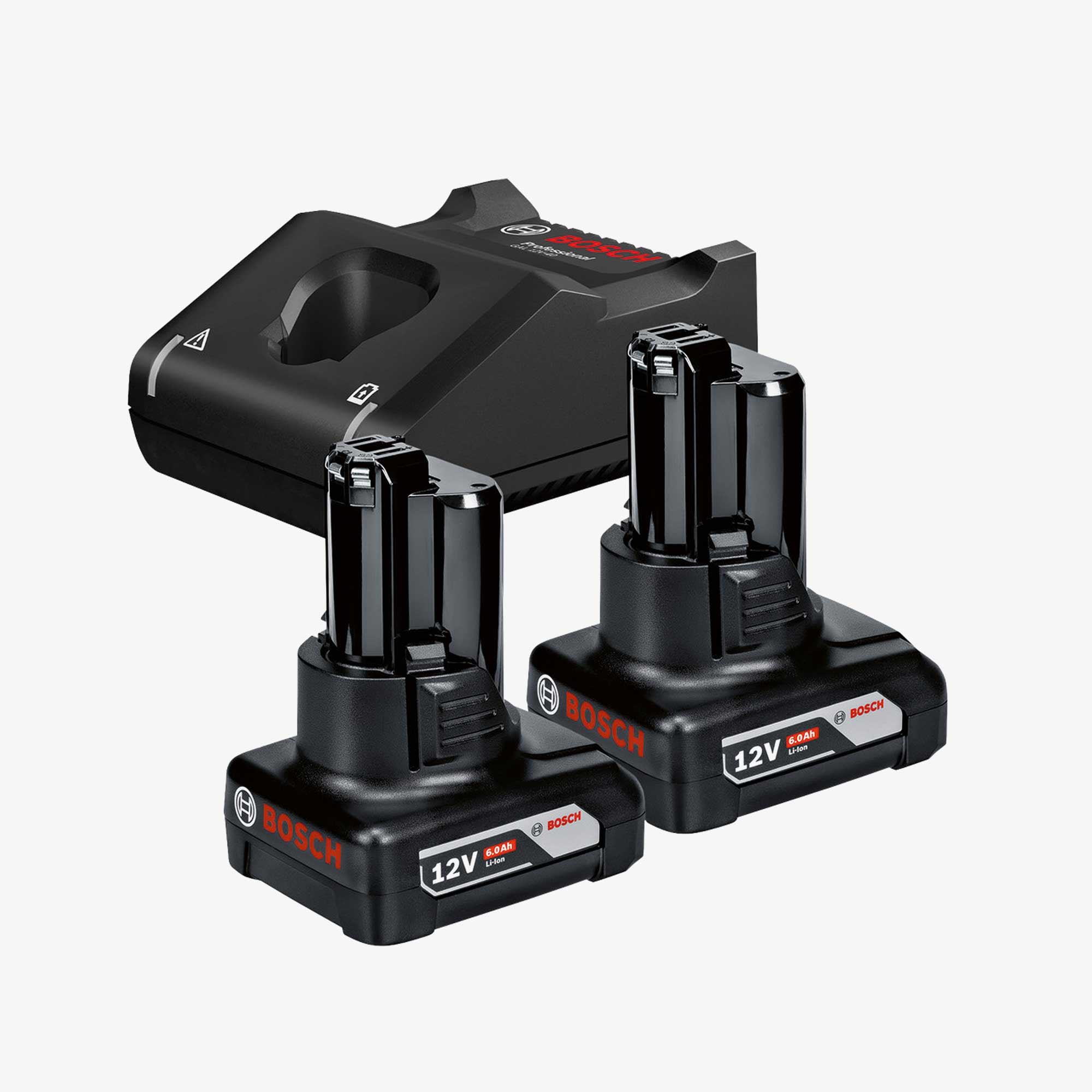 BOSCH 1600A01B20 2 x GBA 12V 6.0Ah + GAL 12 V-40