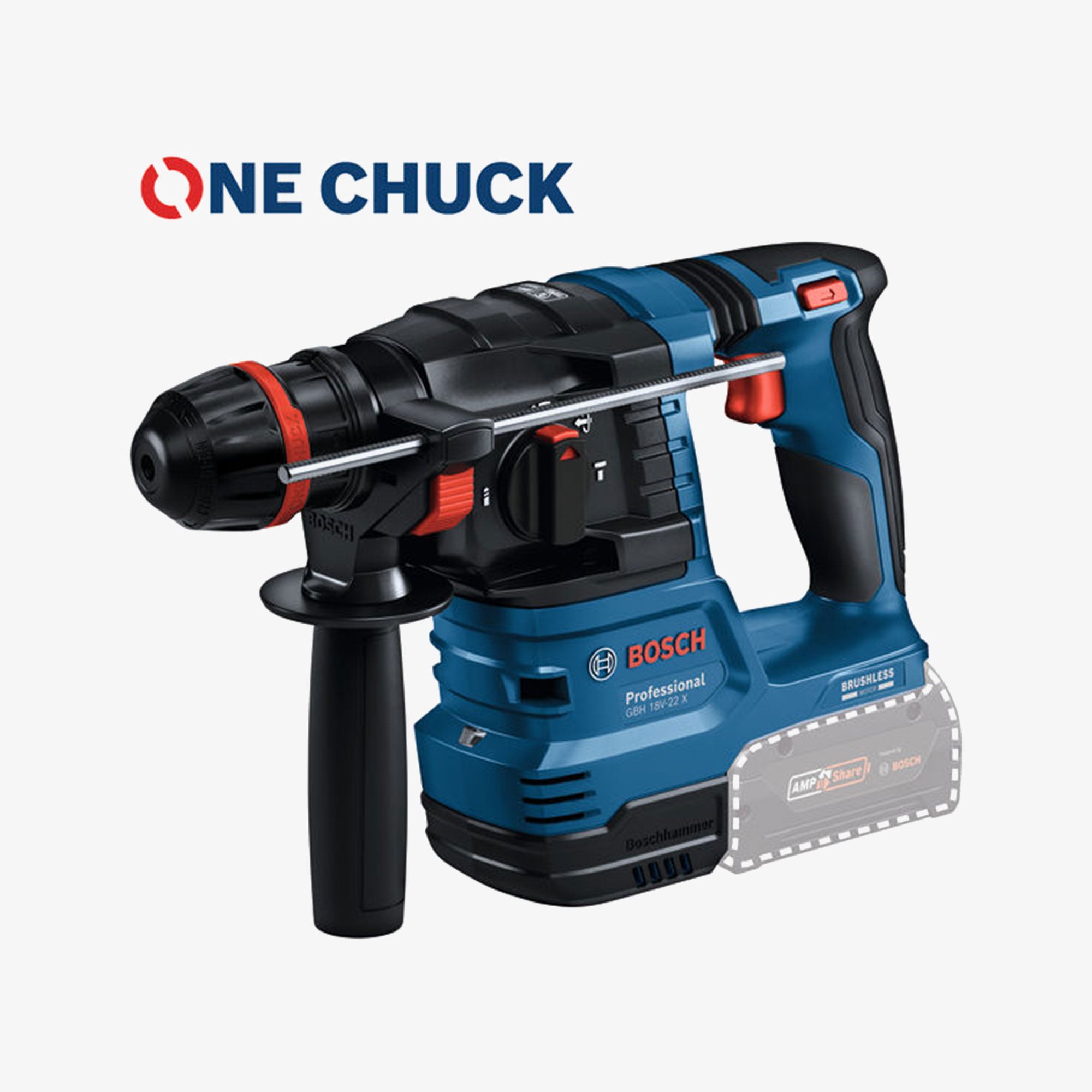 BOSCH 0611924100 GBH 18V-22 X Akumulatorski bušaći čekić s ONECHUCK