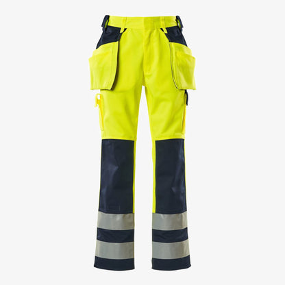 MASCOT SAFE COMPETE 09131 Radne hlače visoka vidljivost, dodatni džepovi