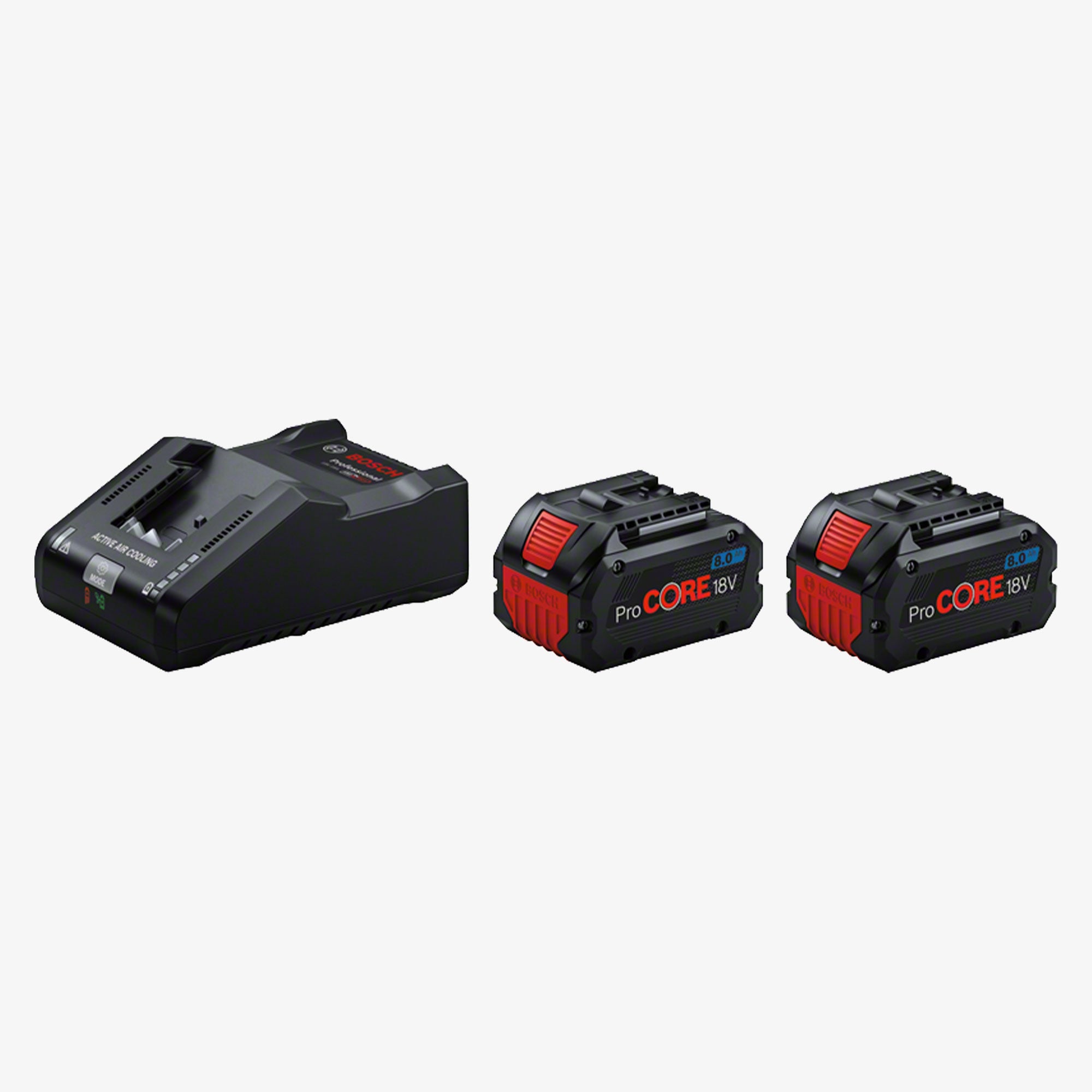 BOSCH 1600A02T5P 2 x ProCORE18V 8.0Ah baterije + GAL 18V-160 punjač
