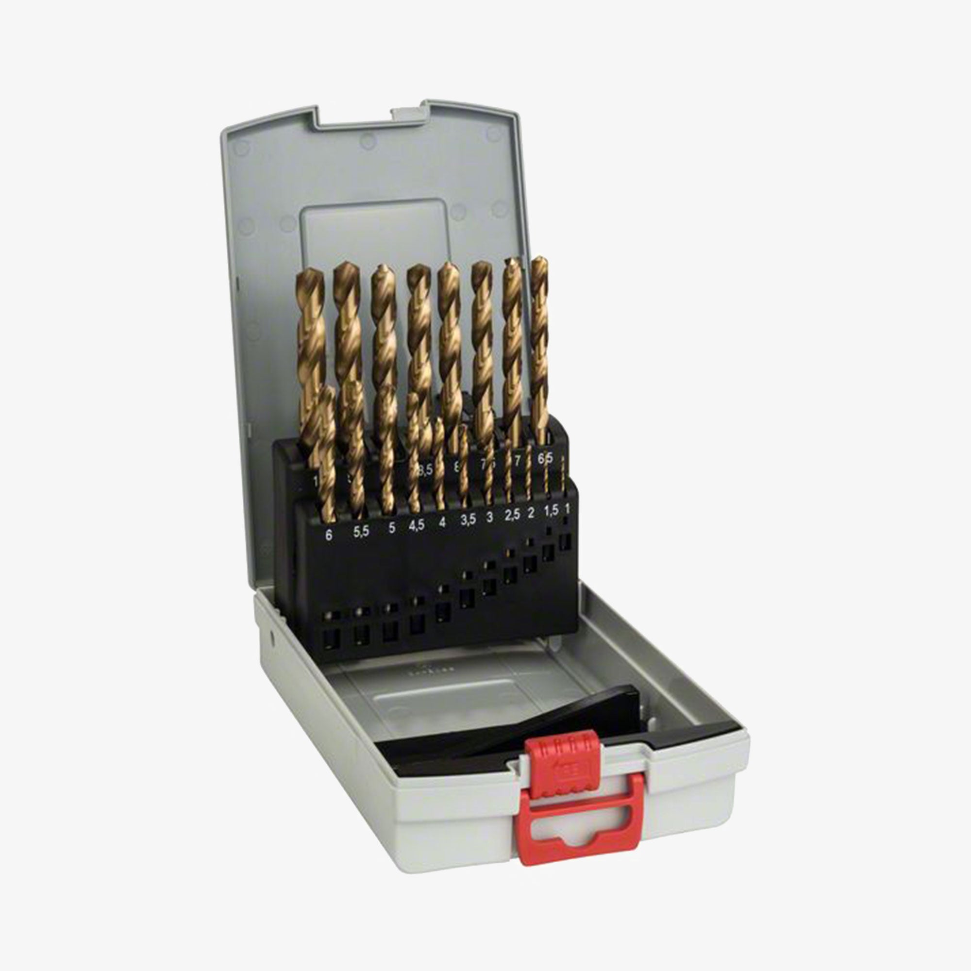 BOSCH 2608587015 Set od 19 svrdla za metal ProBox HSS-TiN (premaz od titanija), 1 – 10 mm