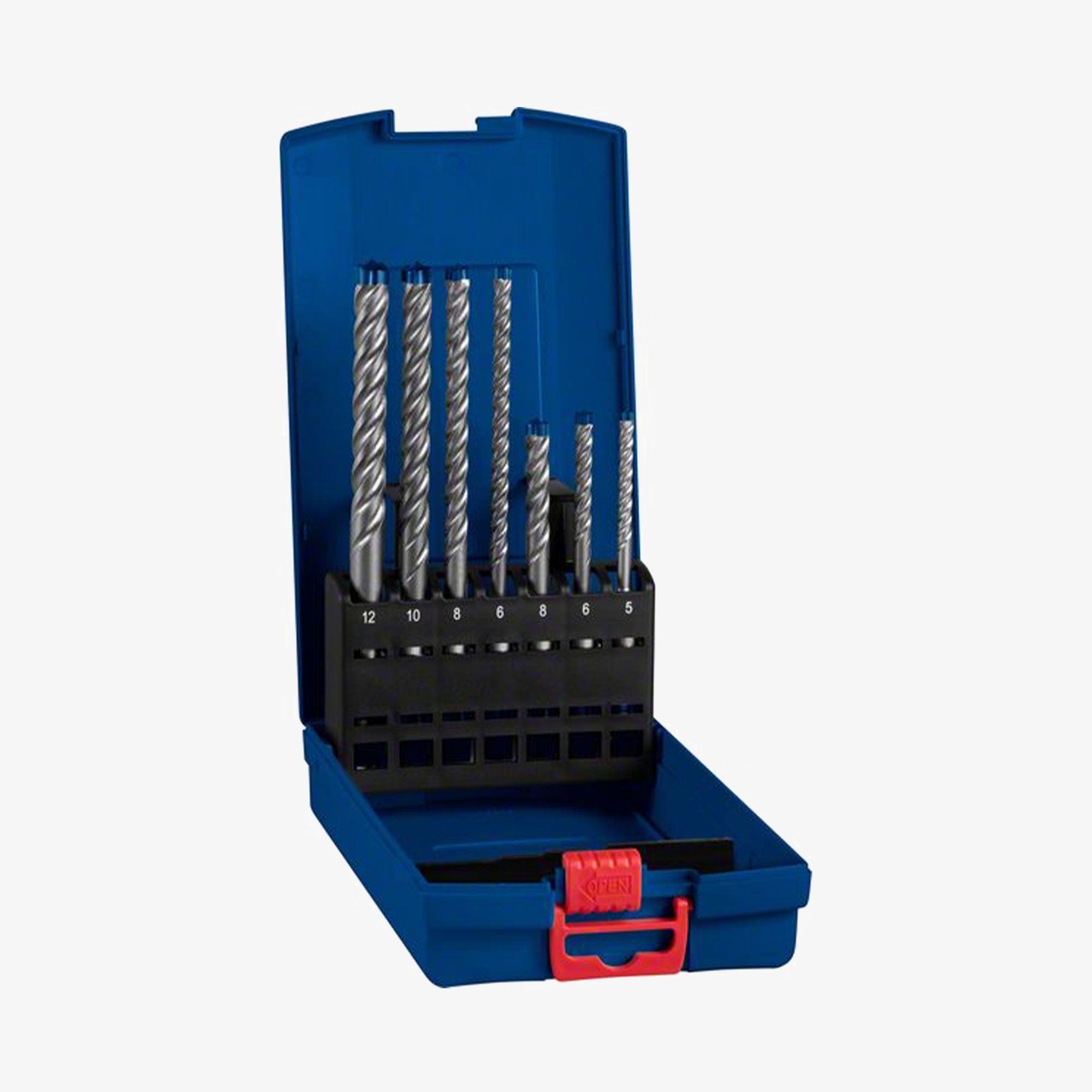 BOSCH 2608900195 Set svrdla za bušaći čekić EXPERT SDS plus-7X EXPERT SDS plus-7X, 5/6/6/8/8/10/12 mm, 7 kom.