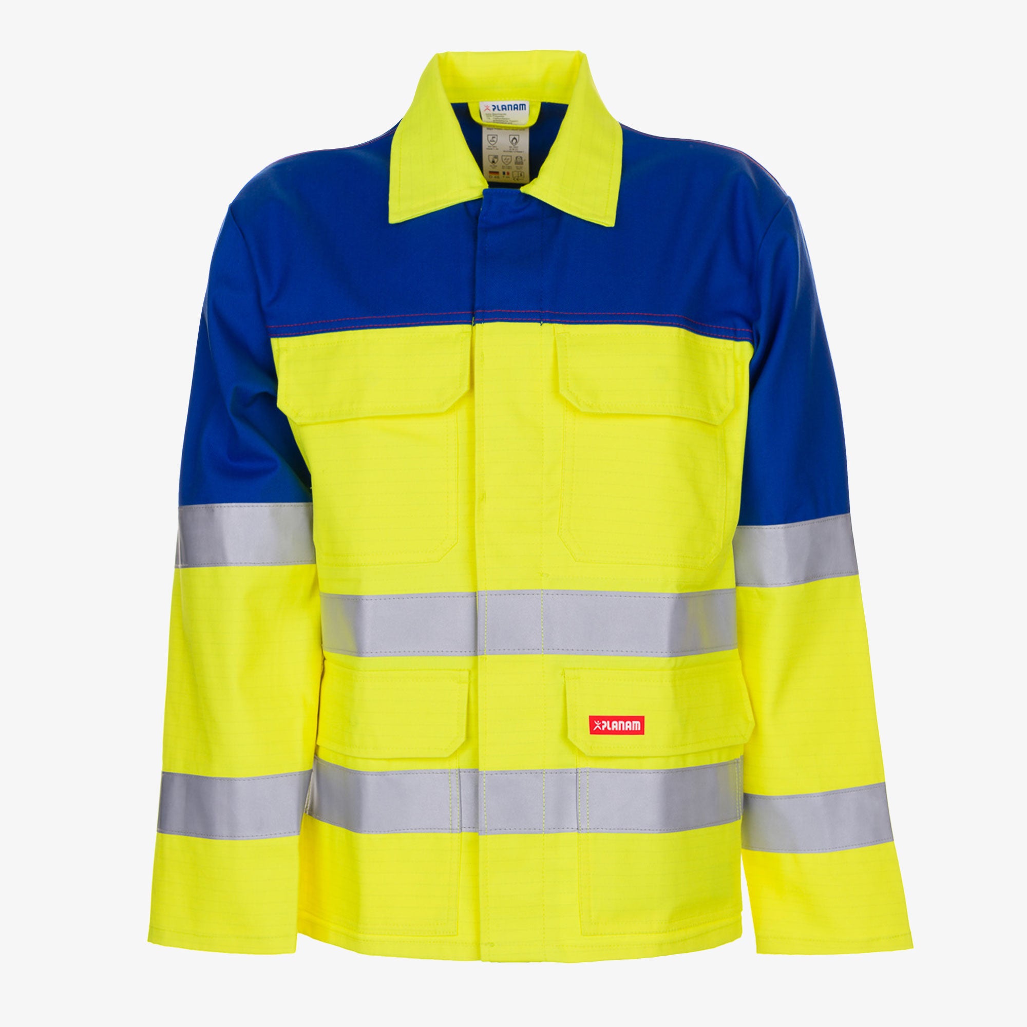 PLANAM Major Protect Antistatische Arbeitsbluse mit hoher Sichtbarkeit 