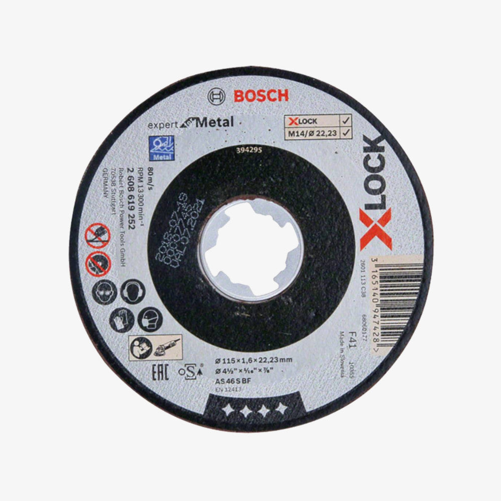 BOSCH 2608619252 Rezna ploča Expert for Metal X-LOCK 25 Kom 115 x 1,6 x 22,23 mm, ravno rezanje